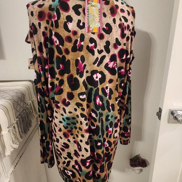 Colorful leopard blouse - Picture 3 of 8